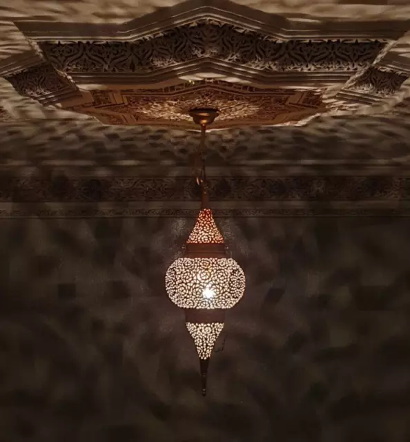 Moroccan pendant brass light, moroccan lamp,hanging lamp moroccan ceiling lamp