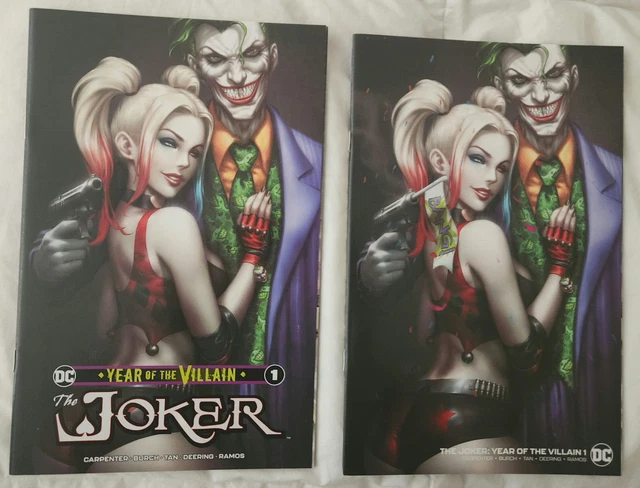 JOKER: YEAR OF THE VILLAIN #1 NMINT KENDRICK LIM VIRGIN VARIANT SET of 2 ISSUES