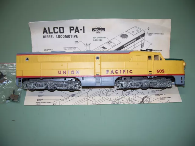 Ho Scale Athearn Union Pacific Alco Pa-1 Locomotive #605 [H37]