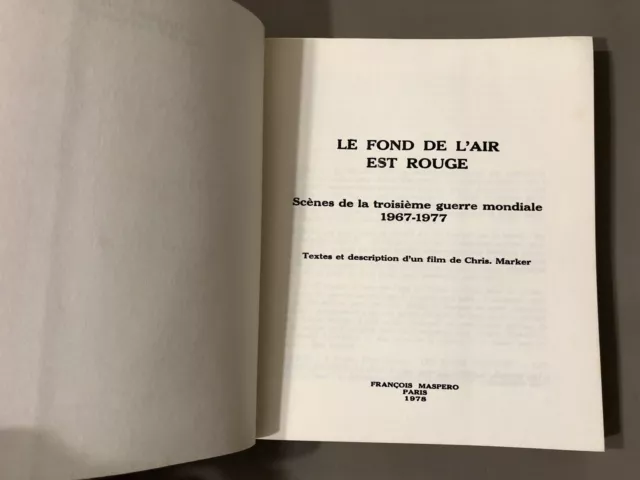 Le fond de l'air est rouge - Chris Marker 1978 2