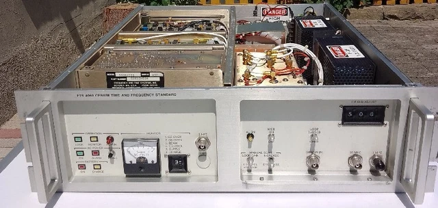 DATUM SYMMETRICOM CESIUM BEAM oscillator PRIMARY FREQUENCY STANDARD FTS4060