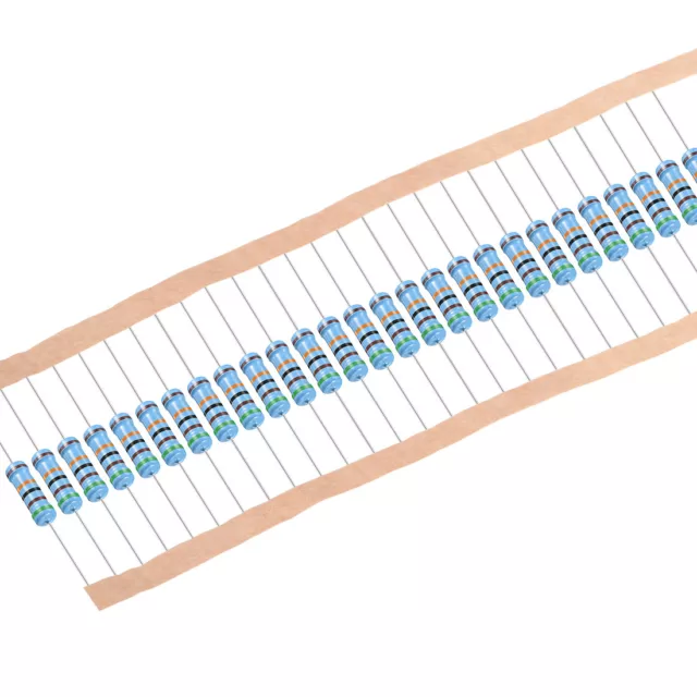 résistance film métallique 510k Ohm 1W 1% Tolérance 5 bande couleur Pack 30