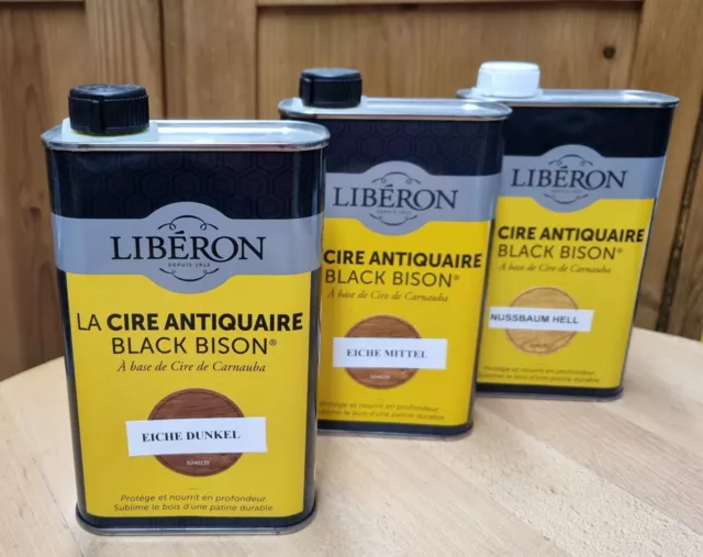 500ml ANTIK WACHS VON LIBERON FLÜSSIG ANTIKWACHS VERSCHIEDENE FARBEN (562) 2