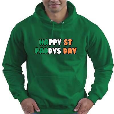 St Patricks Day Paddys Day Adult Unisex Mens Womens Hoodie Hooded Top Gift