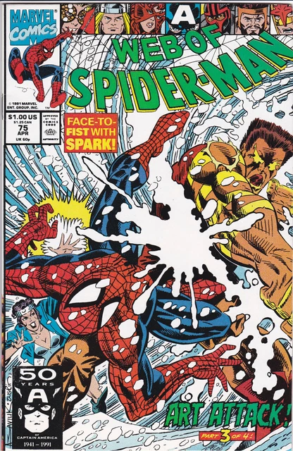 Web of Spider-Man #75 Vol. 1 (1985-1998, 2012)Marvel Comics,High Grade,Direct