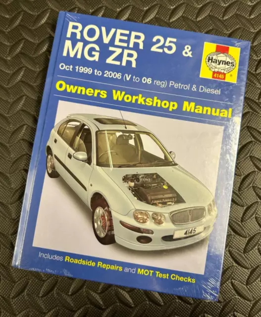 Hb Rover 25 & Mg Zr 99-06 Haynes Workshop Manual New Old Stock 4145 Free Uk P&P