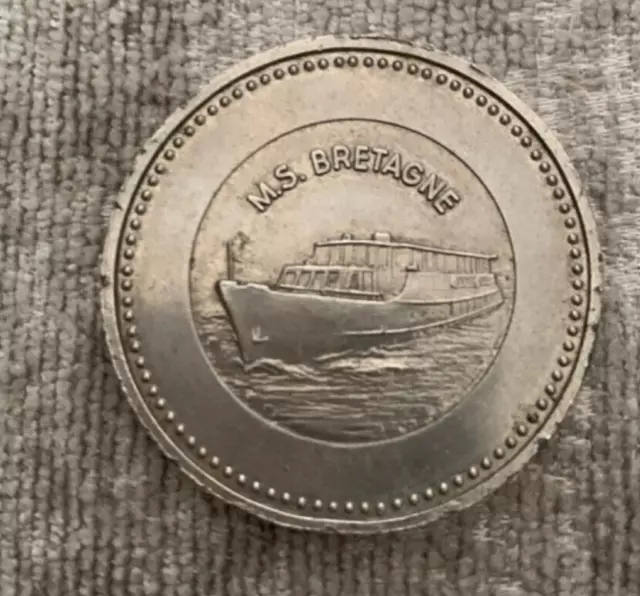 Unusual Coin M.S. Bretagne Coin - Vedettes Paris-Tour-Eiffel