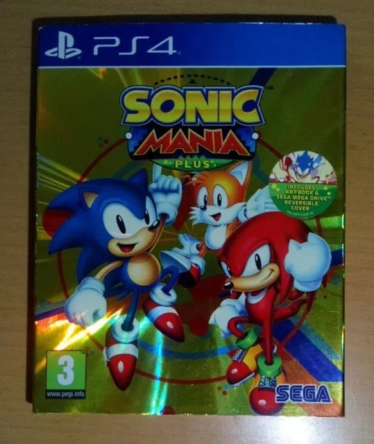 Sega Sonic Mania Plus Limited Edition Included Item Art Book 36P PS4 23870  JAPAN