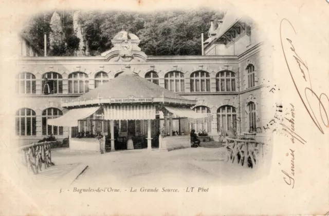 *11193 cpa Bagnoles de l'orne - la Grande Source