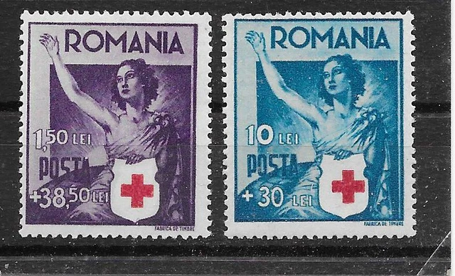 pb083 RUMÄNIEN/ Rotes Kreuz MiNr 696+700 **