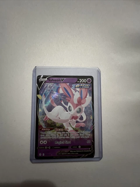 Carta Pokémon Sylveon V - 183/203 - Ultra Rara (Arte Completo) - Espada Y Escudo Cielos Evolutivos