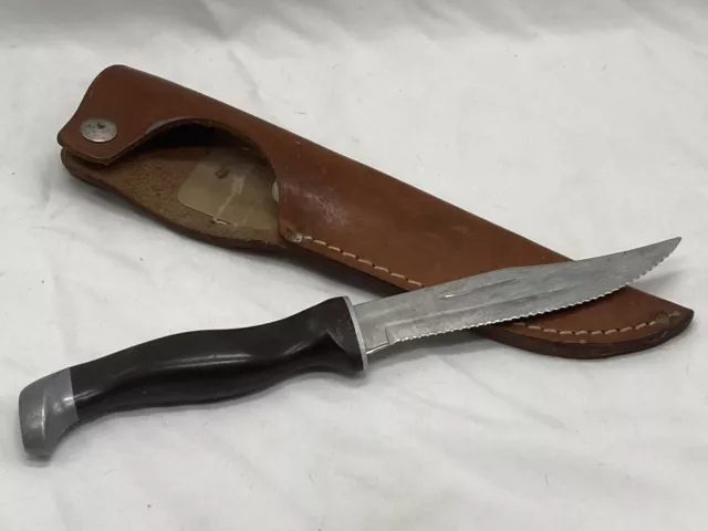 Cutco 1769 Hunting Knife With Sheath Marked B86 for sale online