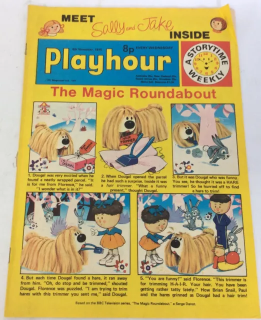 Playhour and Hey Diddle Diddle kids comic 8th November  1975 IPC magazines