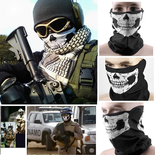 LOT OF FOUR (4): Call of Duty Ghost Balaclava Logan Skull Face Mask ...