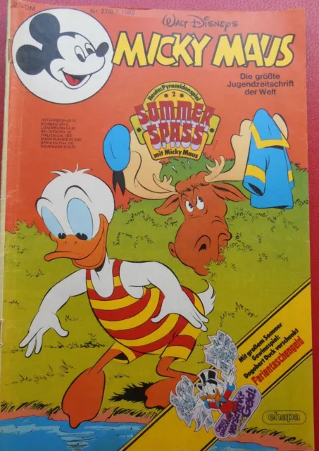 Micky Maus Heft Nr. 27,28,29,31,34,35 von 1982 Walt Disneys Comics