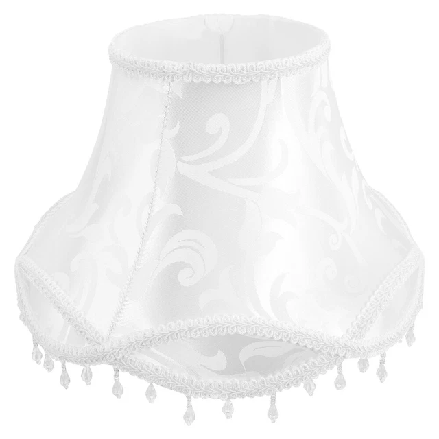 Pantallas de lámpara de tela de arte pantalla de lámpara de mesa E27 sombra decorativa europea