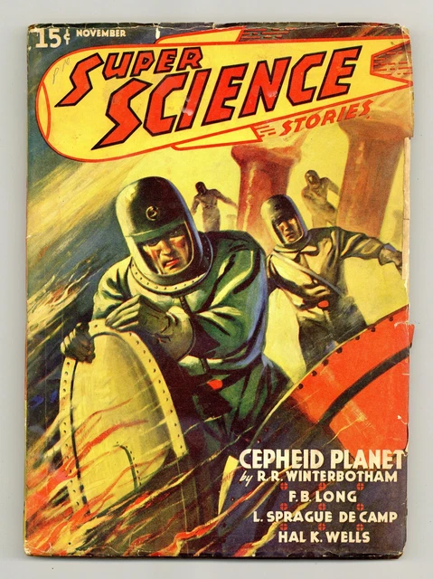 Super Science Stories Pulp Nov 1940 Vol. 2 #1 GD/VG 3.0