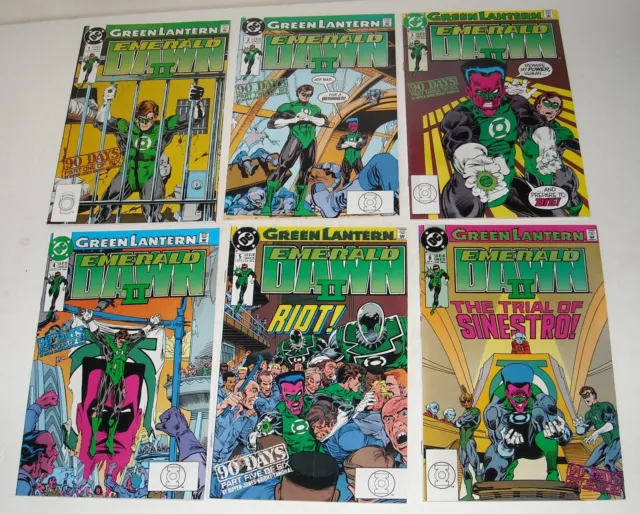 Green Lantern Emerald Dawn Ii Complete Mini Series # 1 - 6 Dc Comics 1991