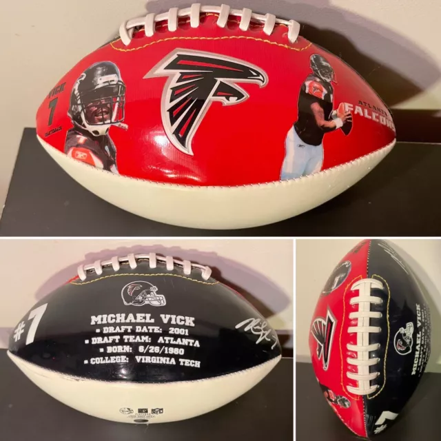 Michael Vick Atlanta Falcons Collectible NFL Football