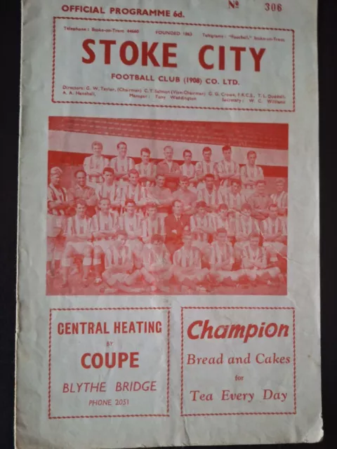 football programmes 1960s x5