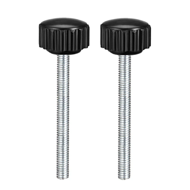 M5 x 25mm Filetage mâle Bouton serrage Molette Poignée Vis pouce type