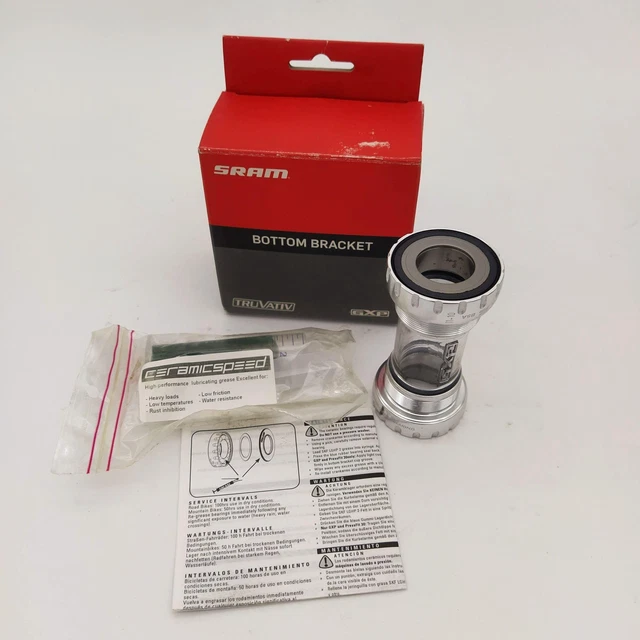 SRAM TRUVATIV GXP BlackBox Bottom Bracket Cups w/ Ceramic Bearings For