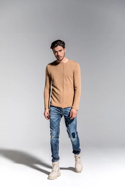 Antony Morato Maglione Uomo Cotonetg Xl Col. Beige Euro 39.00 Prezzo Outlet