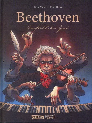 Beethoven - Unsterbliches Genie HC Carlsen Comic