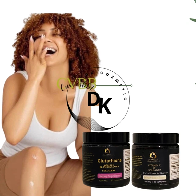 Traitement claircissant Naturel 6 Glules Glules claircissantes Glutathione & Vitamine C Blanchissant, Anti-taches 6 Botes Neuf Glules Glutathione Traitement claircissant Naturel 6 Glules Glules claircissantes Glutathione & Vitamine C Blanchissant, Anti-taches 6 Botes Neuf Glules Glutathione