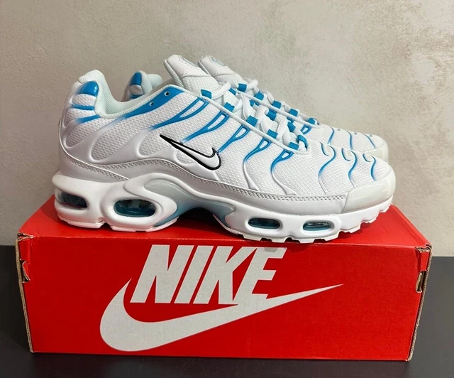 Nike Air Max Plus TN White/Blu Scarpe Uomo/Donna da Ginnastica