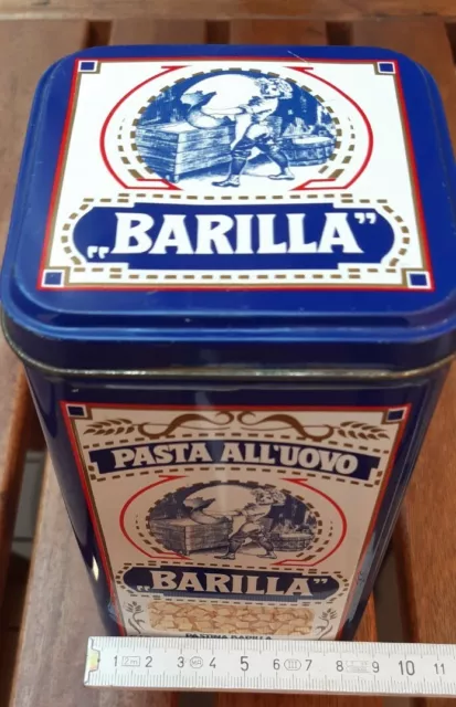 LATTA SCATOLA VINTAGE da Collezione Pubblicitaria Pasta All'Uovo Barilla  Vuota EUR 30,00 - PicClick IT
