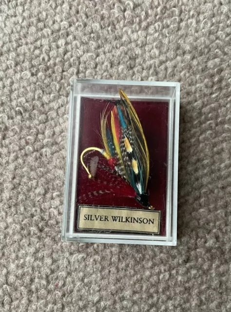 Silver Wilkinson Pin Badge Brooch -Angling