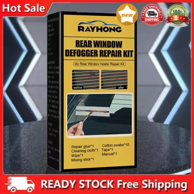 Car Rear Window Defogger Repair Kit DIY Quick Repair Scratched Broken Defroster