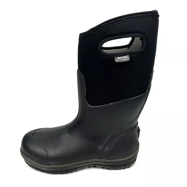 MEN’S BOGS CLASSIC Ultra High Black Rubber Insulated Waterproof Boots ...