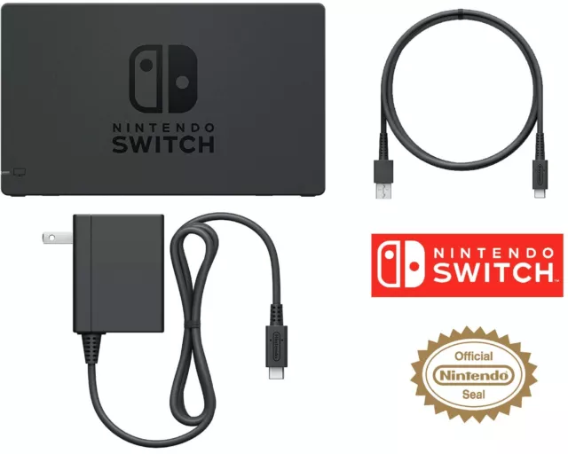 OEM Nintendo Switch Charging Dock + AC Adapter Power Cable OEM HDMI CABLE Set TV
