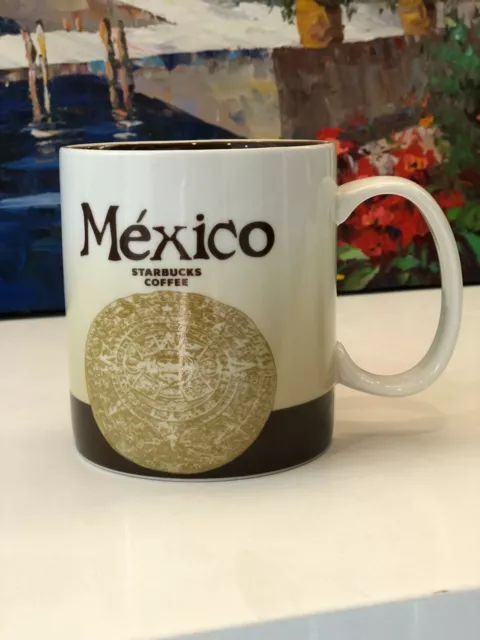 NEW 2010 Starbucks Mexico City Icon Coffee Collector's Mug Cup 16 Oz MINT GIFT