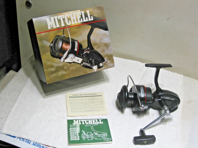 Moulinet Pêche Vintage Mitchell Garcia 306 – Boîte D'origine – Fabriqué En France