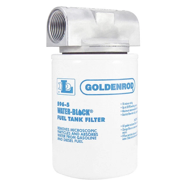 GOLDENROD 596 Fuel Filter,4 x 7-1/2 In
