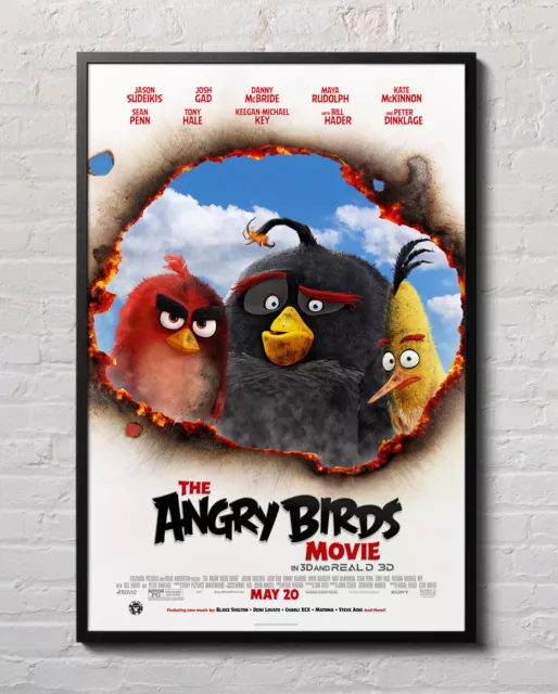 The Angry Birds Movie 2016 Movie Poster 24"x36" Borderless Glossy 16140
