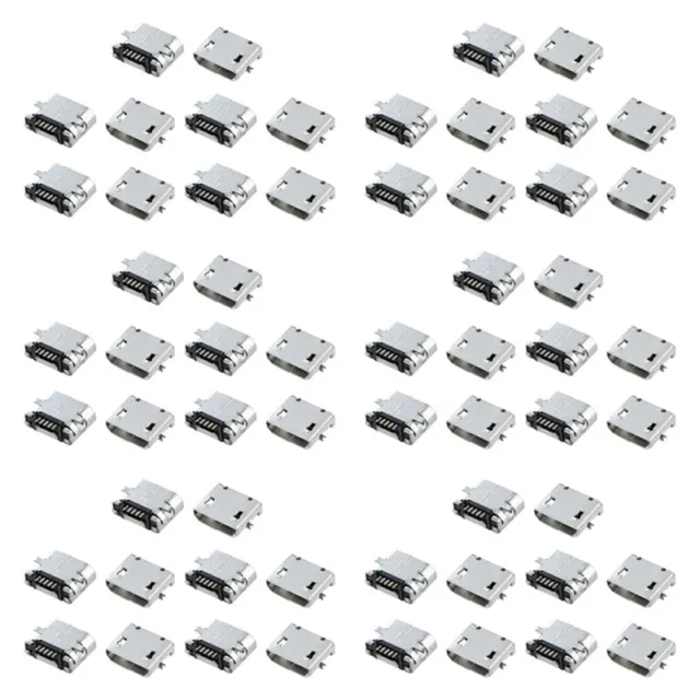 60 Pcs Pieces de Rechange Type B Micro-USB Connecteur Jack  Prise de8957