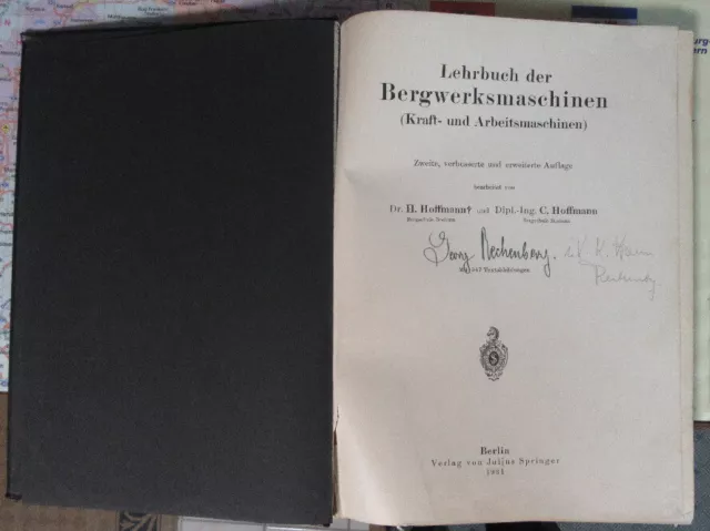 Bergbau 1926 ⚒ Lehrbuch der Bergwerksmaschinen (Kraft u. Arbeitsmaschinen) 2