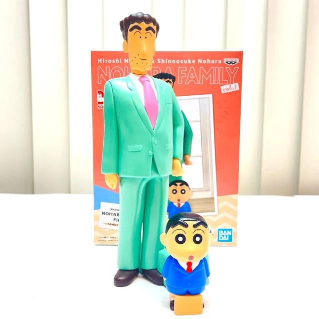 Crayon Shinchan Anime Figure Toy Nohara Family Photo Hiroshi Shinnosuke BP18769