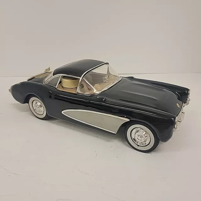 Vintage 1957 Corvette Black Special Edition Jim Beam Decanter Empty