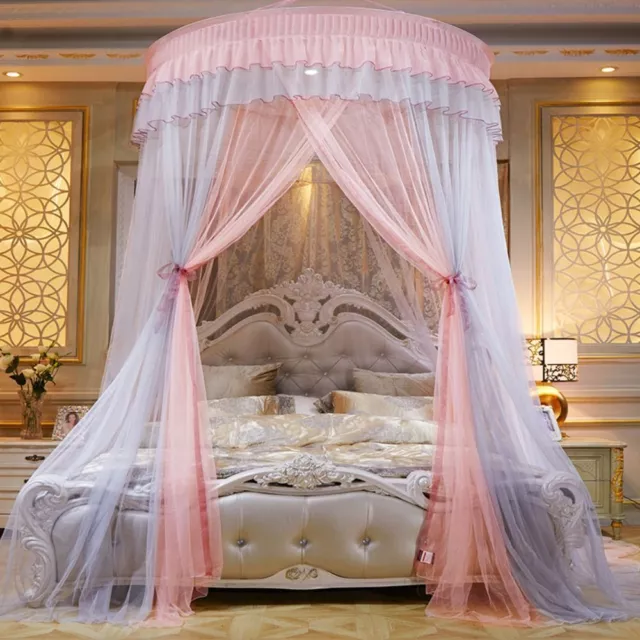 Dome Mosquito Net Canopy Princess Bed Netting Tent Curtain Bedroom Home Decor AU