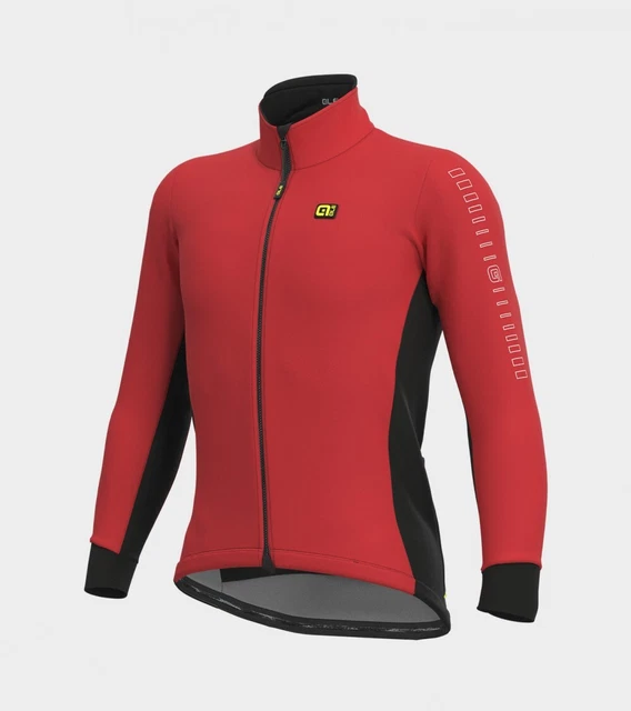 Jacke Winterlich Radsport Ale' Solid Unten Rot 2022