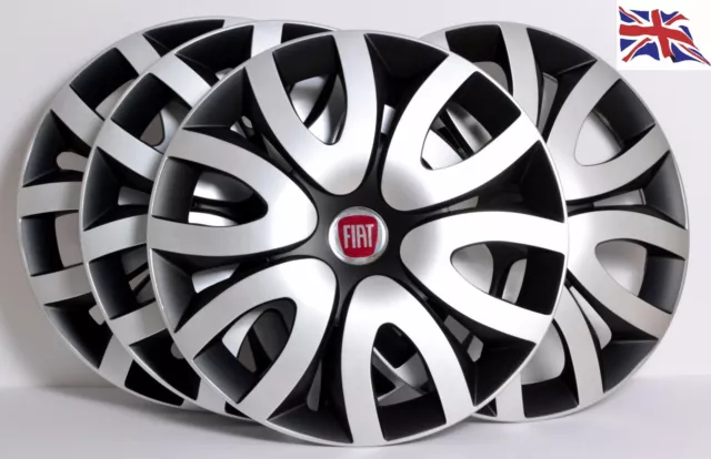 FIAT PUNTO... SET OF 4 x 14" ALLOY LOOK CAR WHEEL TRIMS/COVERS 14 inch,model QLZ