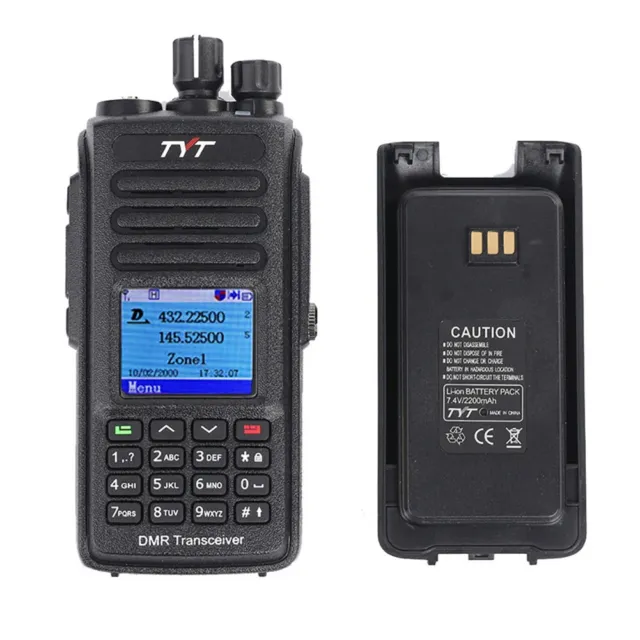 TYT MD-UV390 PLUS 10W DMR Radio Dual Band 136-174 400-480mhz Two Way Radios