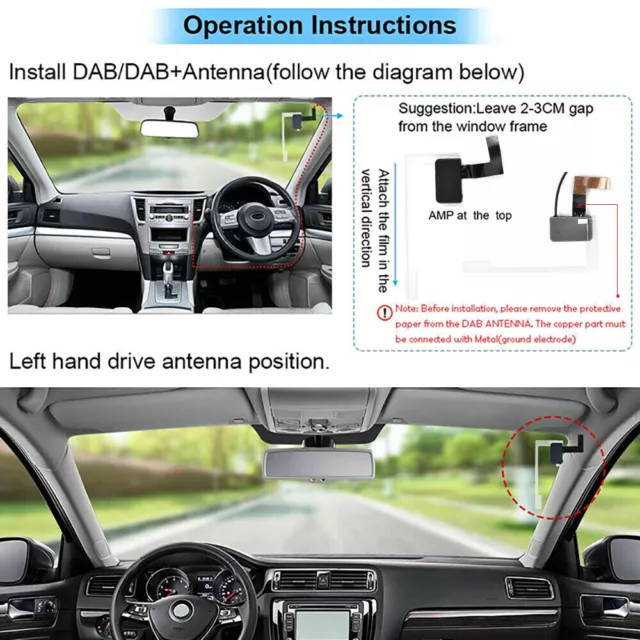 DAB+ Modul für Android Autoradio Autoradio USB Dongle DAB + Digital Radio