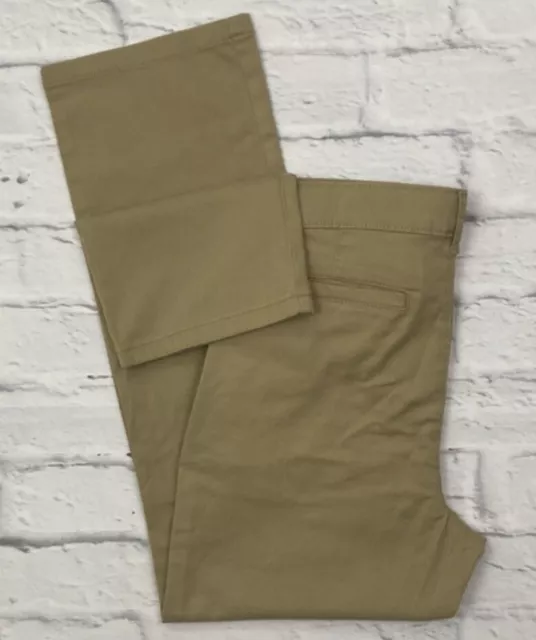 Childrens Place Khaki Chinos Pants Boys Size10 Husky Flat Front NWT