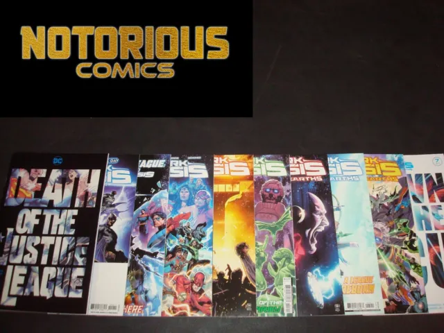 Dark Crisis on Infinite Earths 0-7 Justice League #75 Complete Set Comic Lot DC